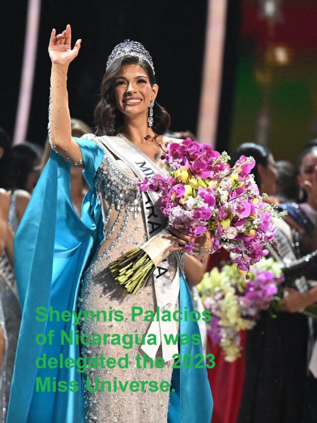 Sheynnis Palacios of Nicaragua was delegated theMiss Universe 2023.